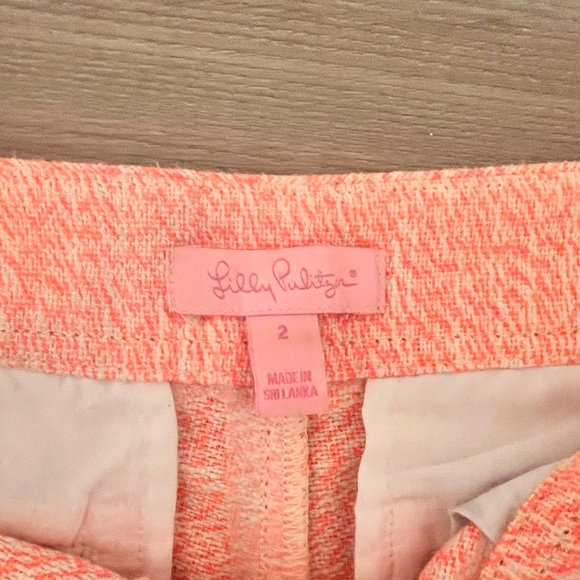 Orange Lilly Pulitzer Shorts - Picture 3 of 3